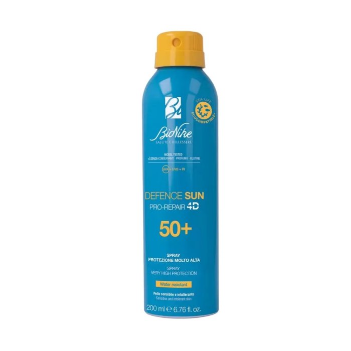 Bionike Defence Sun - Spray Solare SPF50+ Protezione Molto Alta, 200ml