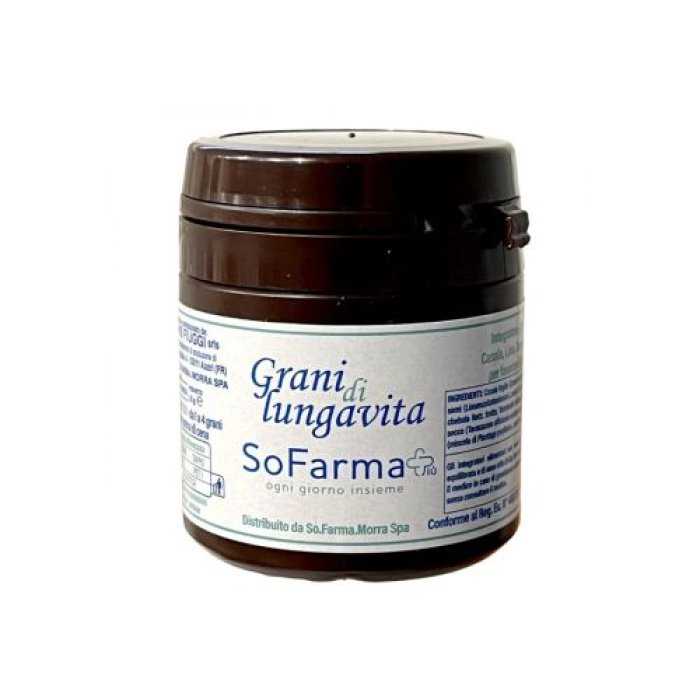 Sofarma+ grani di lungavita integratore per il transito intestinale 35 grammi