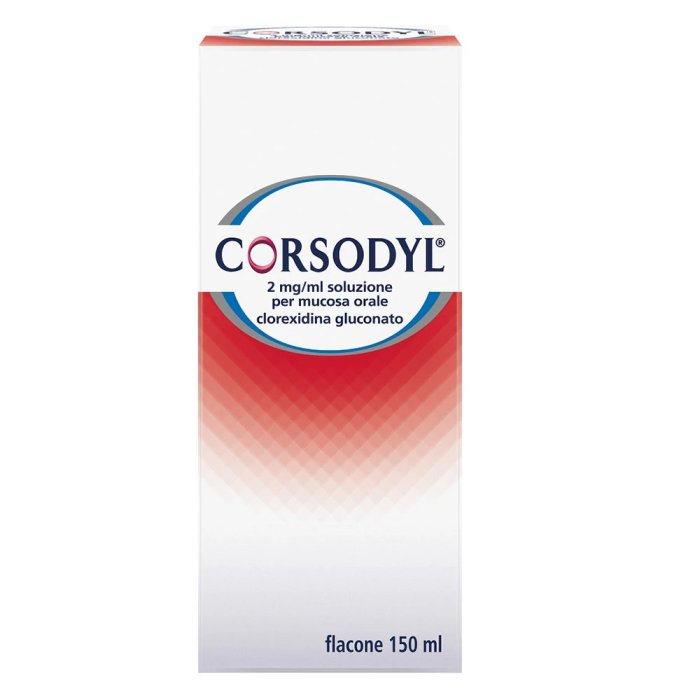 Corsodyl 200 Mg/100 Ml Soluzione Per Mucosa Orale Flacone 150 Ml