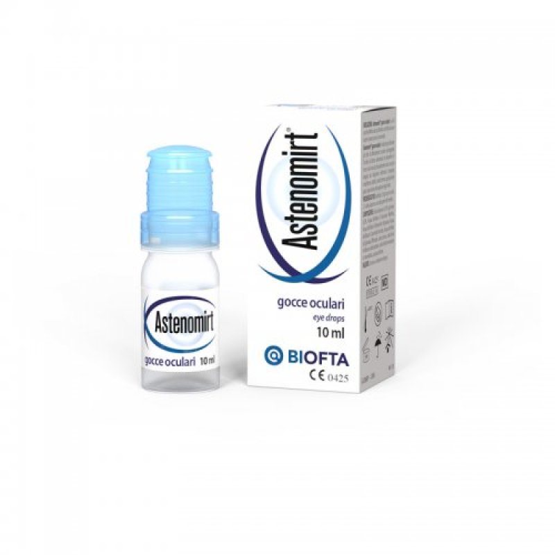 Astenomirt soluzione oftalmica 10 ml gocce oculari per affaticamento oculare e protezione ambientale