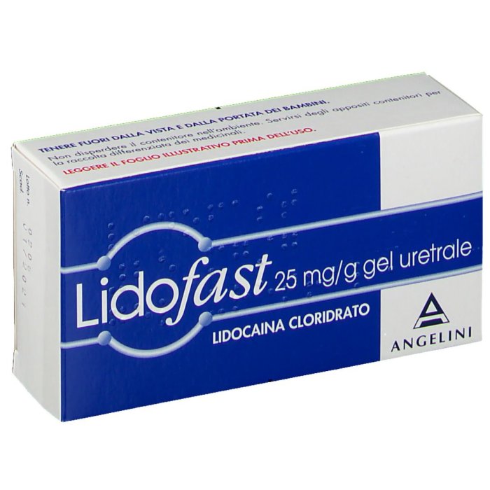 Lidofast 2,5% Gel Uretrale Anestetico E Lubrificante 15g