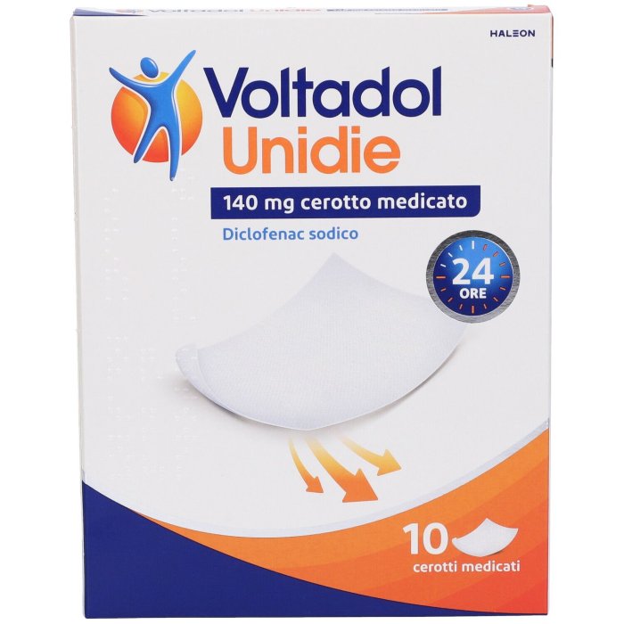 Voltadol Unidie Antifiammatorio Fino 24ore Diclofenac Dolori Muscolari Articolari 10 Cerotti Medicati