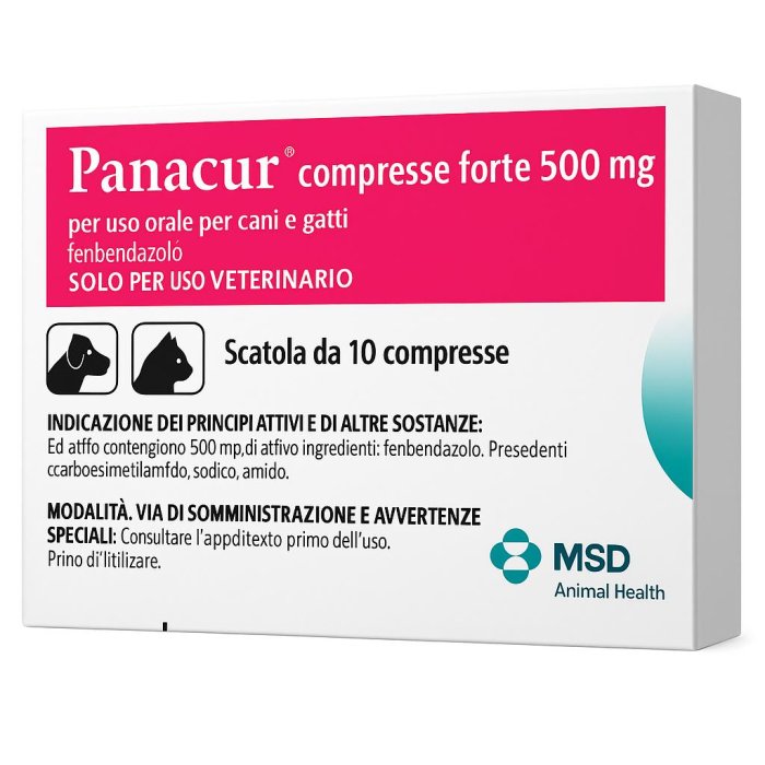 Panacur 500 mg 10 compresse per cani e gatti