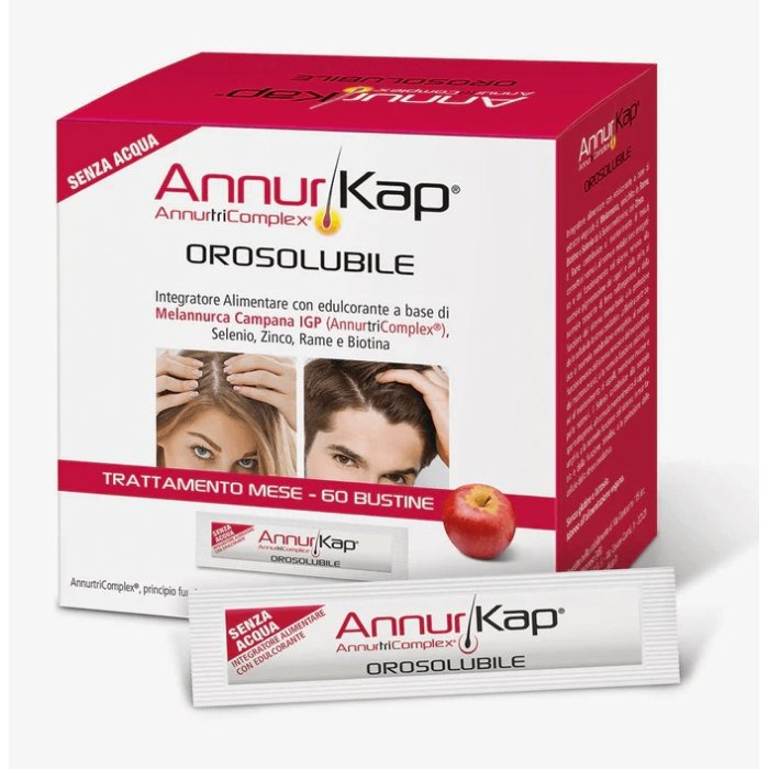 Annurkap Orosolubile Integratore anticaduta 60 bustine