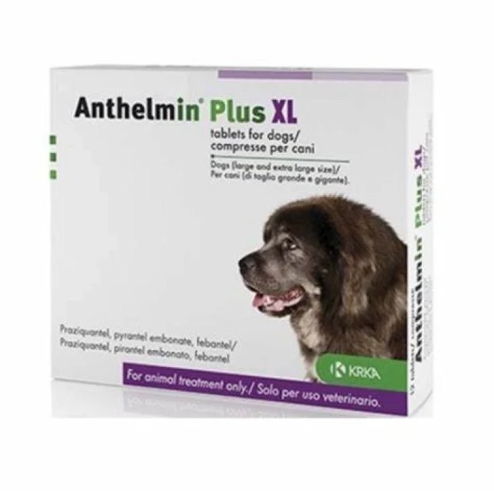 Anthelmin Plus XL KRKA 2 Compresse
