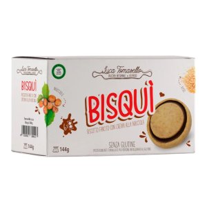 Bisqui Biscotti Crema alla Nocciola senza glutine di Luca Tomasello 144 gr