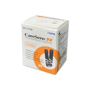 CareSens N Strisce Misurazione Glicemia, 25 Pezzi