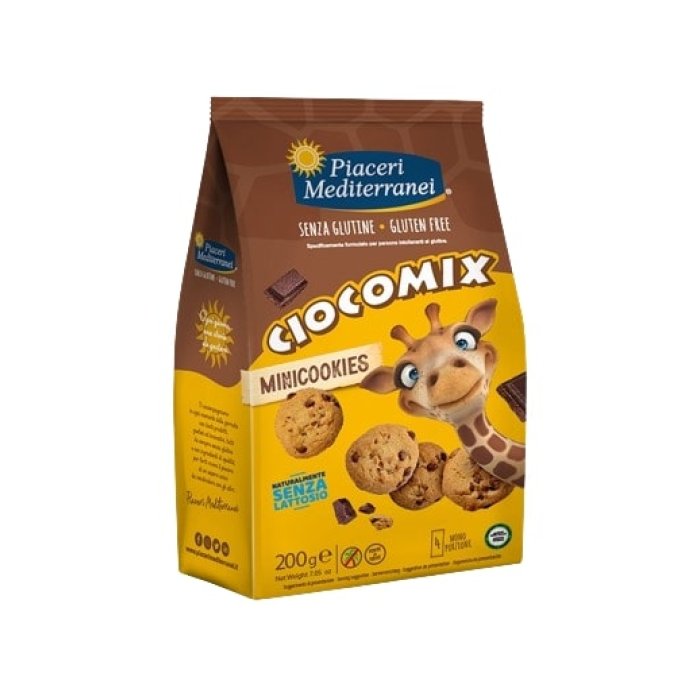 Piaceri Mediterranei - Ciocomix Mini Cookies Senza Glutine Confezione 200 Gr