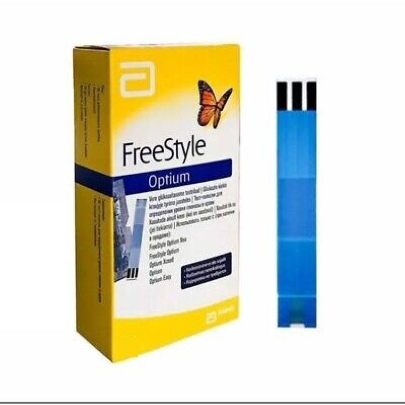 Abbott FreeStyle Optium Strisce Test Glicemia 25 Strisce