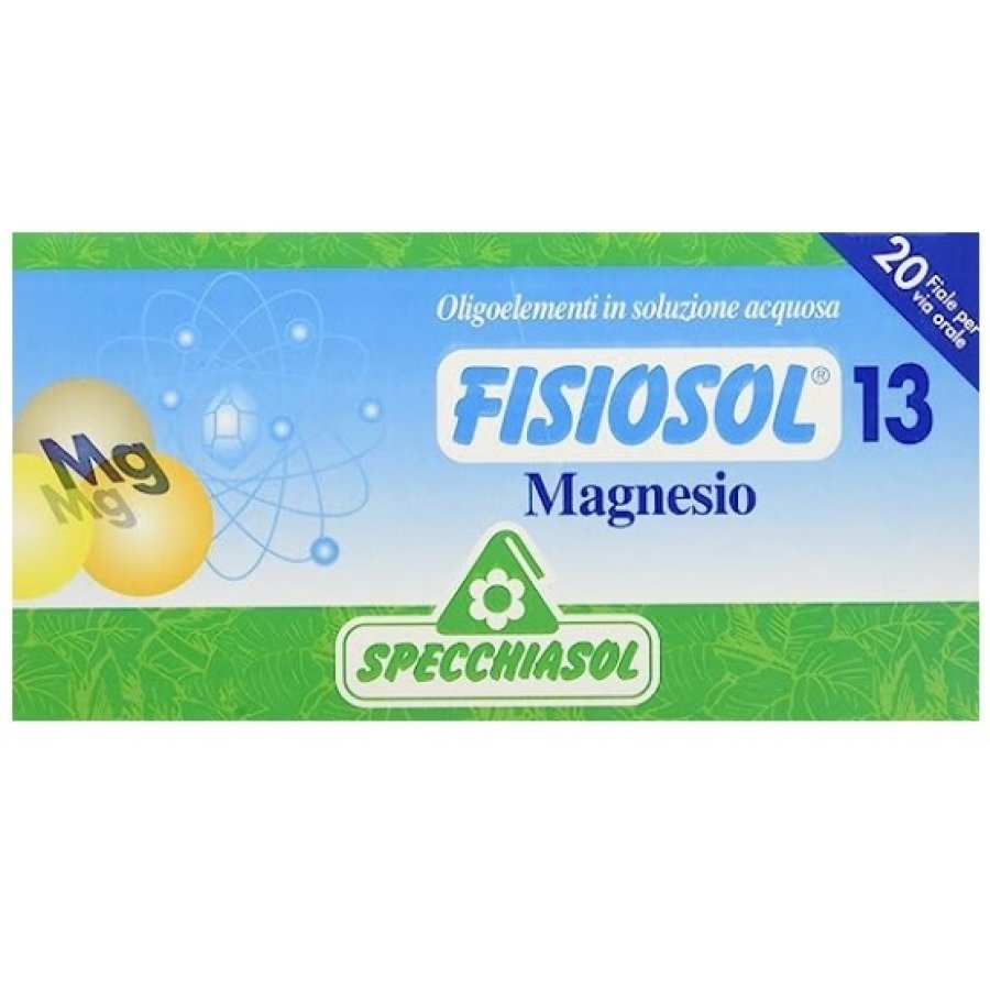 Specchiasol Fisiosol 13 Magnesio 20 Fiale 2 ml Specchiasol Fisiosol 13 Magnesio 20 Fiale 2 ml