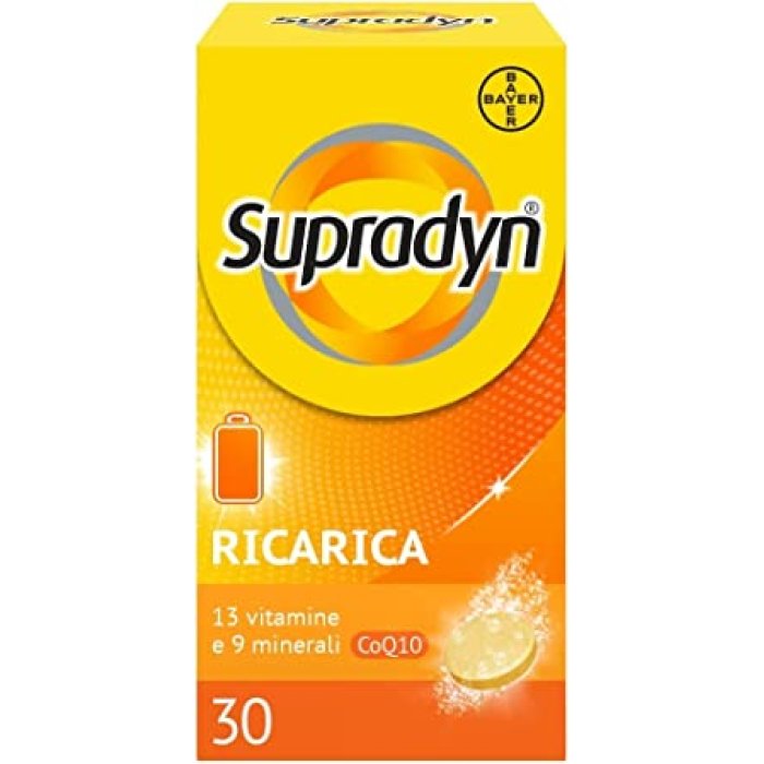 Supradyn Ricarica Integratore  Vitamine Minerali 30 Compresse Effervescenti