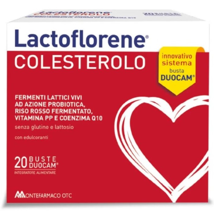 Lactoflorene Colesterolo Integratore Alimentare 20 Buste Duocam