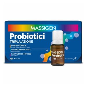 Massigen probiotici 10 flaconcini x 8 ml 