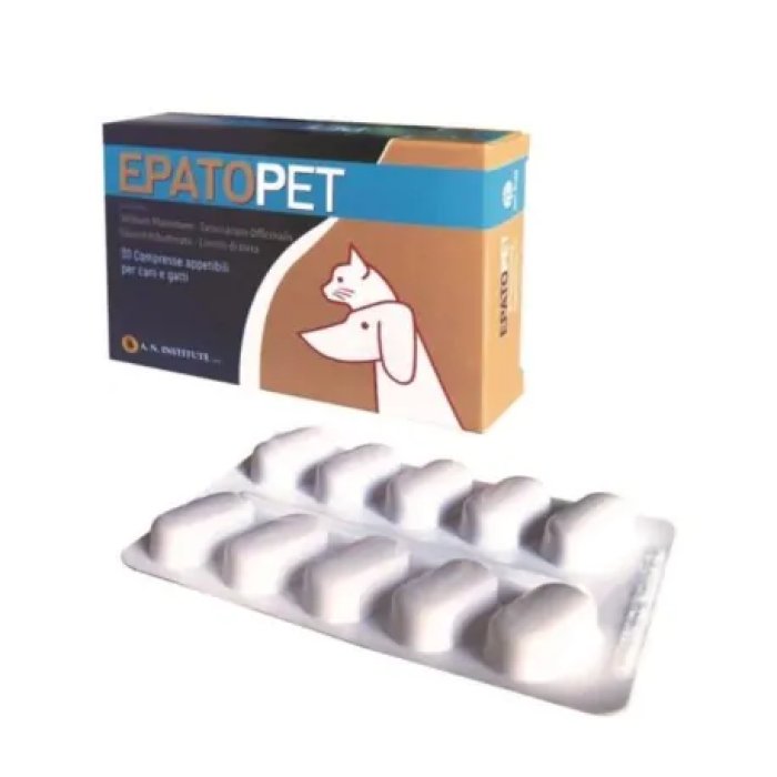 Epatopet Integratore per la funzionalità epatica del cane e del gatto 30 compresse