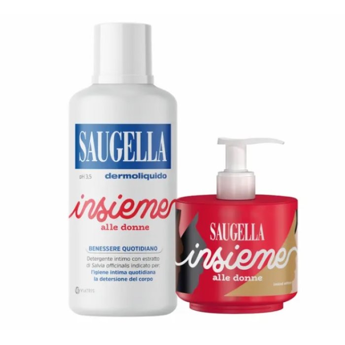 Saugella Dermoliquido 500 ml + 150 ml Omaggio Limited Edition detergente intimo
