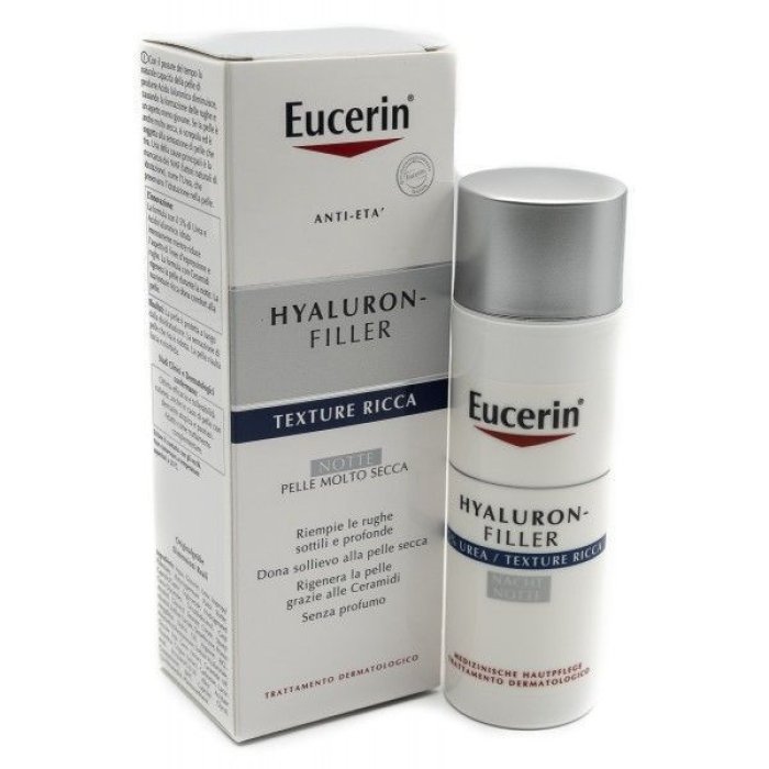 Eucerin Hyaluron-Filler 5% Texture Ricca Notte Crema 50 ml