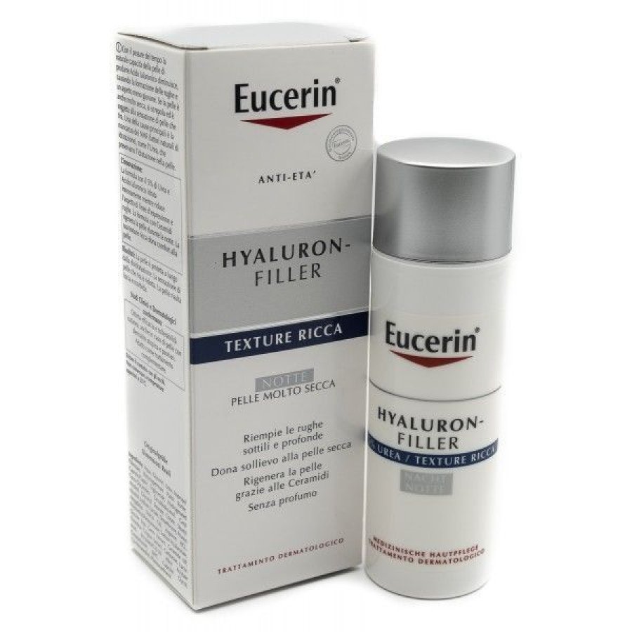 Eucerin Hyaluron-Filler 5% Texture Ricca Notte Crema 50 ml