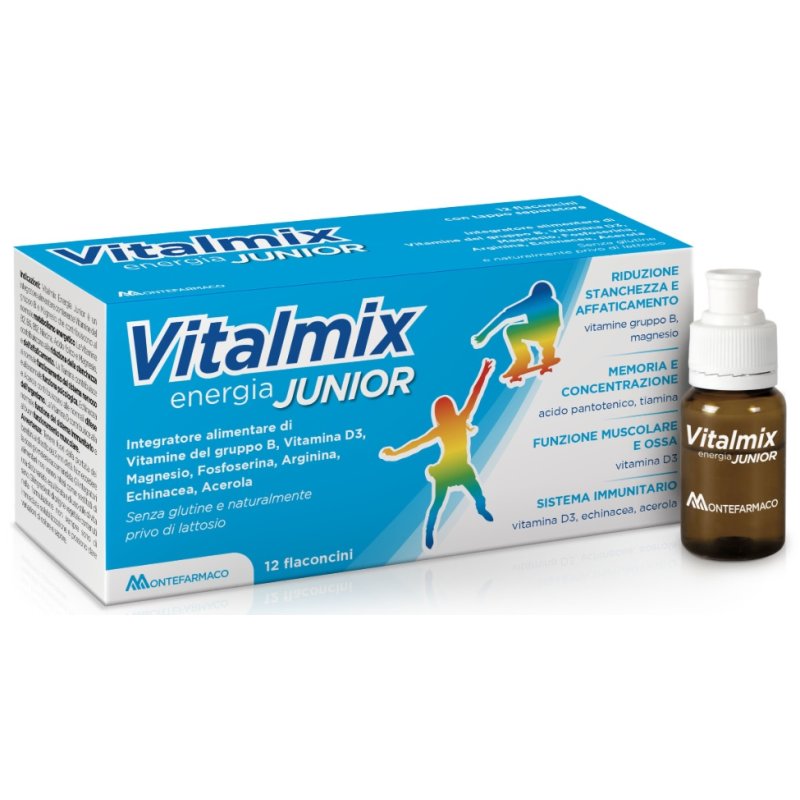 Vitalmix energia  Junior Integratore 14 Flaconcini