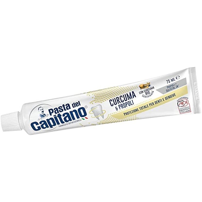 Pasta del capitano dentifricio curcuma/propoli 75 ml