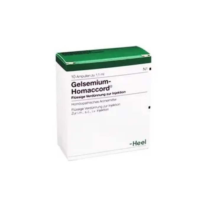 Heel Gelsemium Homaccord 10 fiale x1,1ml