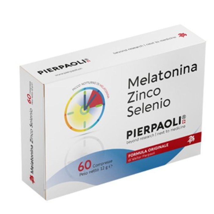 Melatonina Zn S Pierpaoli Integratore Alimentare 30 Compresse