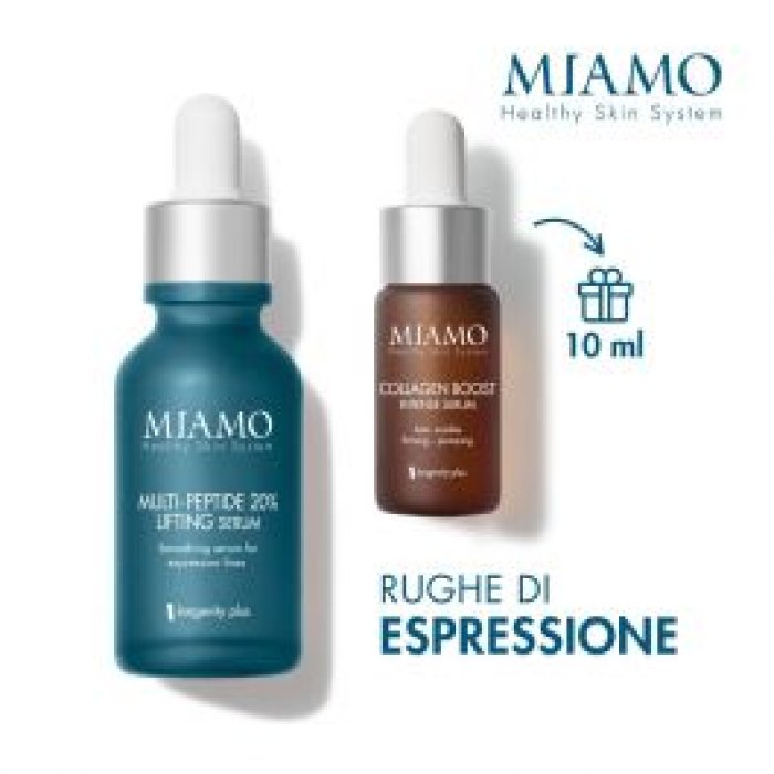 Miamo cofanetto rughe di espressione multipeptide 30 ml + collagen 10 ml