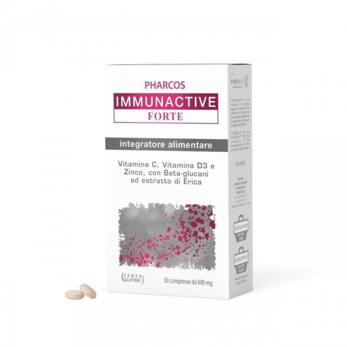 Immunactive Forte Pharcos Integratore per difese immunitarie 30 compresse