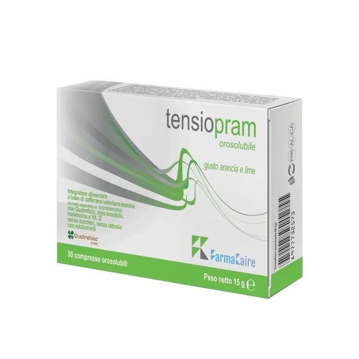 Tensiopram Orosolubile Farmakaire 30 Compresse