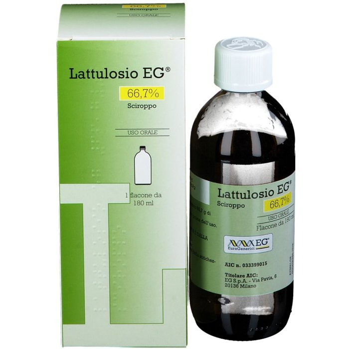 Lattulosio EG 66,7% Sciroppo 180 ml 
