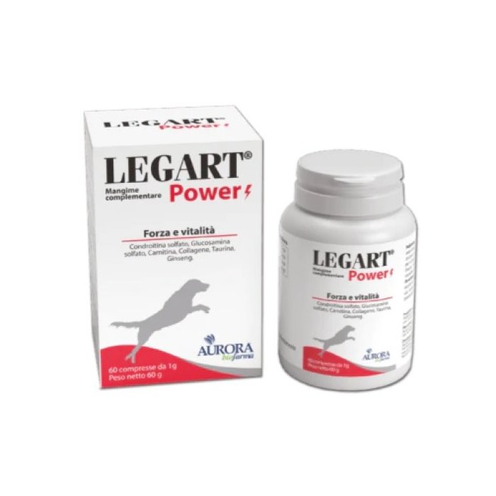 Legart Power Mangime Complementare Forza/Vitalità Cani 60 Compresse