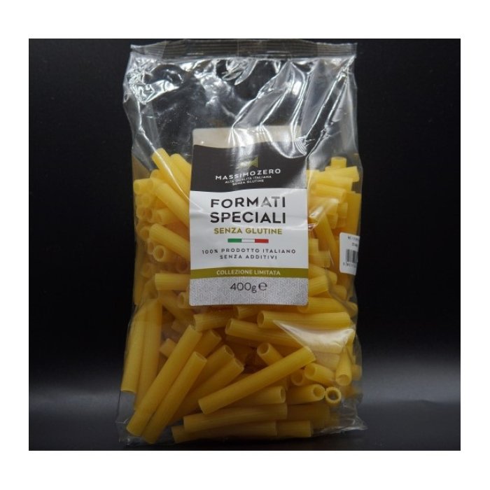 Massimo Zero Alimenti senza Glutine Ziti Corti Pasta Secca 400 g