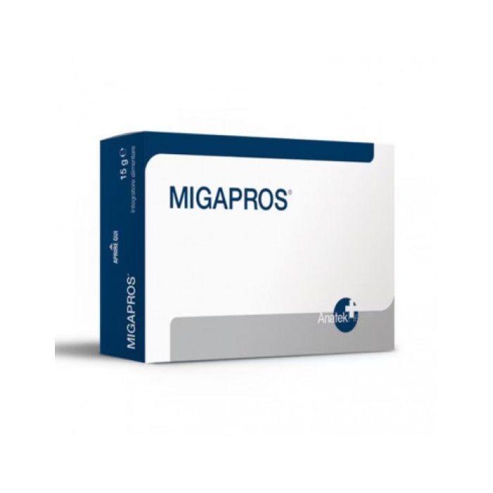 Migapros Integratore Alimentare - Supporto Uro-Genitale Maschile - 30 Capsule