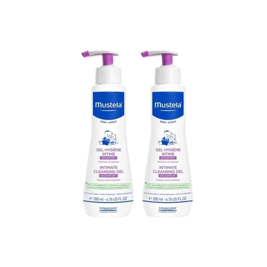 Mustela Gel Detergente Intimo Confezione Doppia 2 Flaconi da 200ml