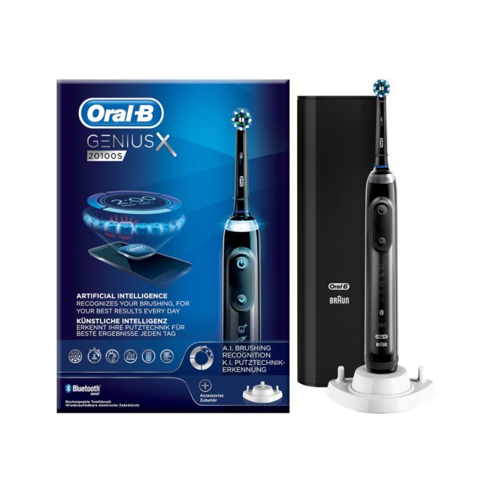 Procter & Gamble Oral B Genius X Black Spazzolino Elettrico Ricaricabile