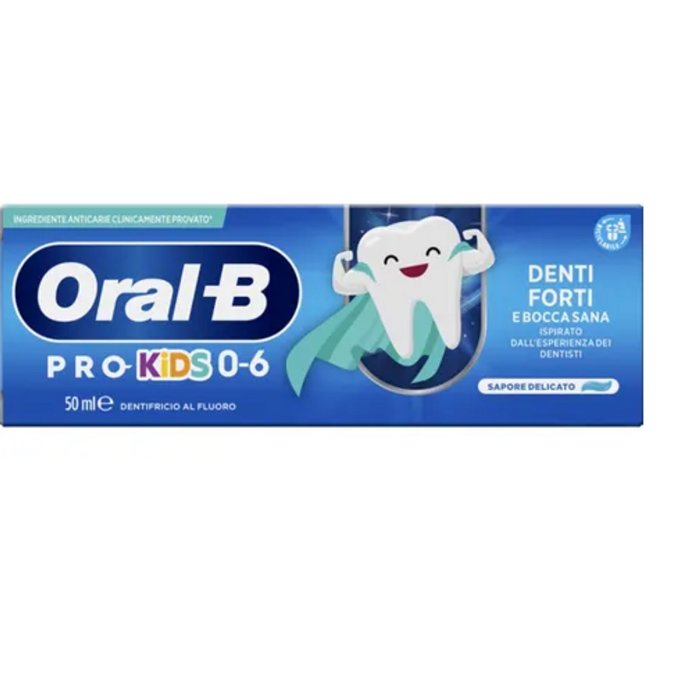 Oral-b Pro Dentifricio Kids 0-6 Anni Confezione 50 Ml