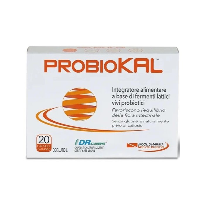 Probiokal 20 Capsule - Integratore Probiotico con Bifidobacterium per l'Equilibrio Intestinale
