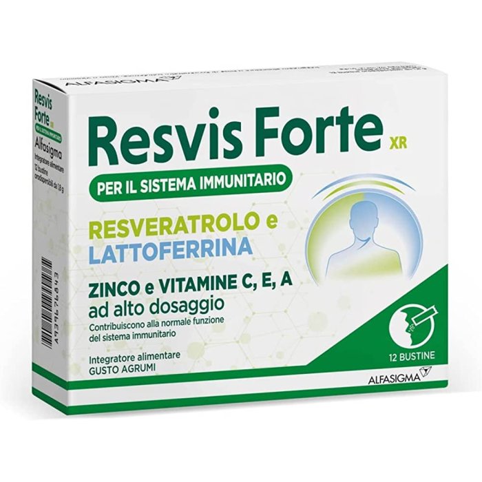 Resvis Forte XR Integratore Alimentare 12 Bustine