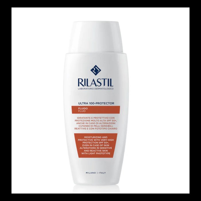 Rilastil Ultra 100 Protector - Fluido protezione solare spf 50+ pelle chiara e sensibile 50 ml