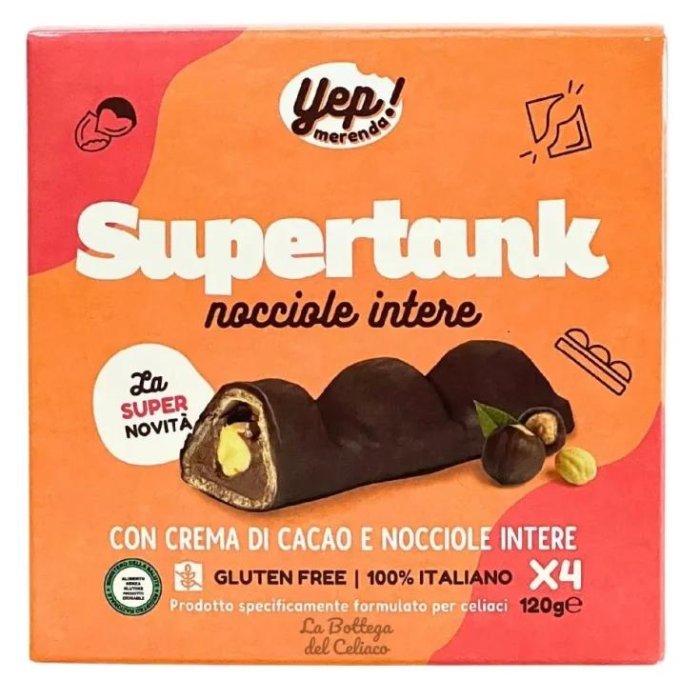 YEP Merenda Super Tank senza glutine 4x30g
