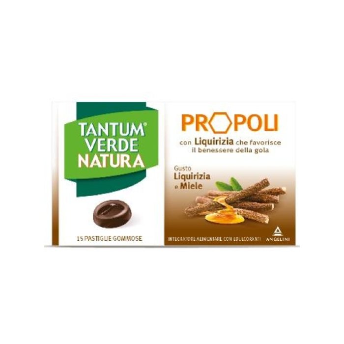 Tantum Verde Natura Liquirizia E Miele 15 Pastiglie Gommose