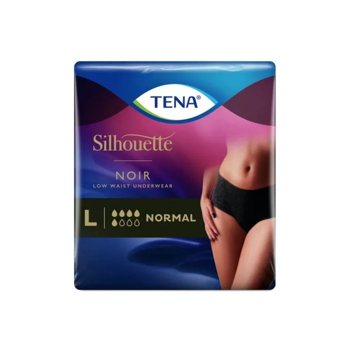 Tena silhouette noir L 9 pezzi