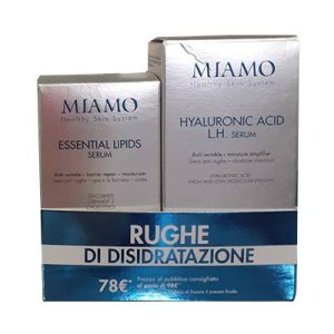 Miamo Rughe di Disidratazione Hyaluronic Acid LH Serum 30 ml + Essential Lipids 10 ml OMAGGIO