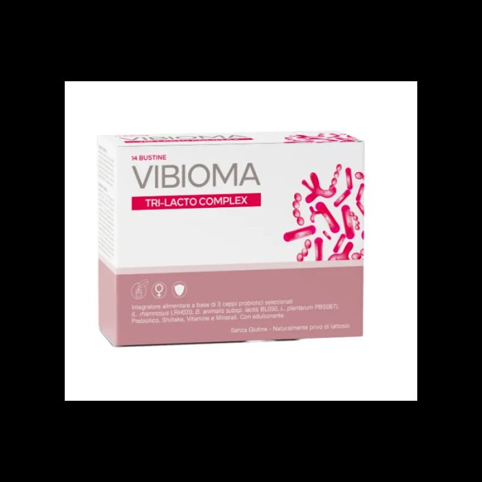 Vibioma Tri Lacto Complex - Integratore per l'equilibrio del microbiota vaginale 14 bustine