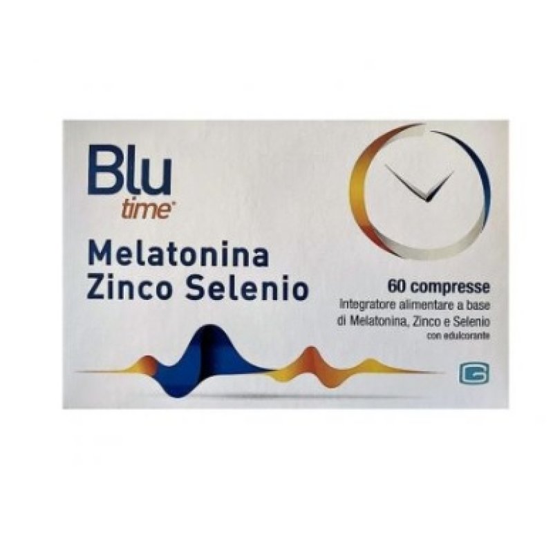 Blu Time Melatonina Zinco Selenio Integratore sonno 60 compresse 