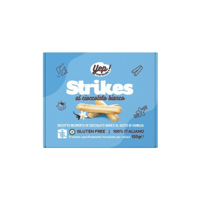 Yep merenda strikes vaniglia 120 g - Alimenti per celiaci