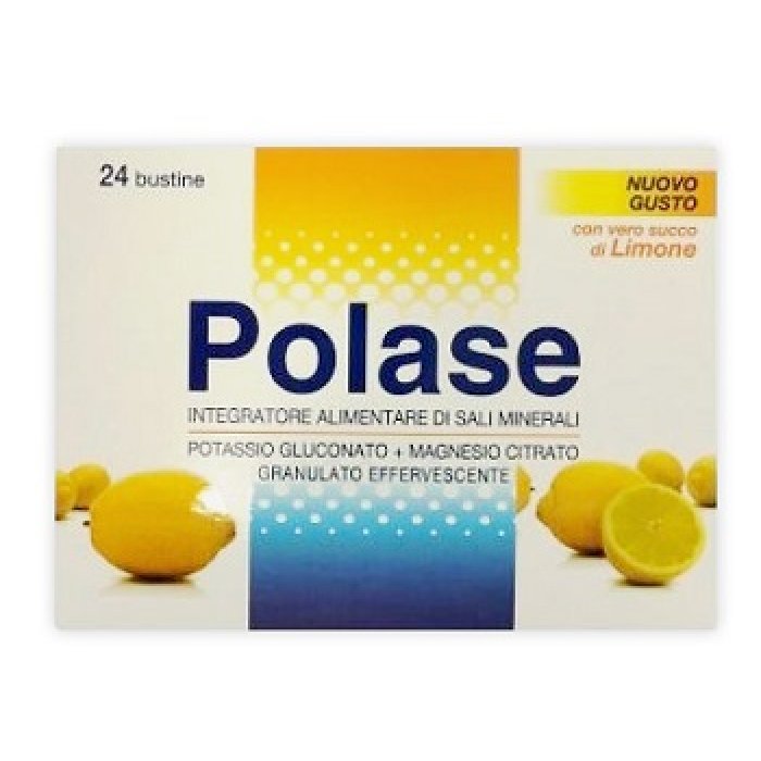 Glaxosmithkline Polase Sali Minerali Integratore Alimentare 24 Bustine Granulato Effervescente Limone