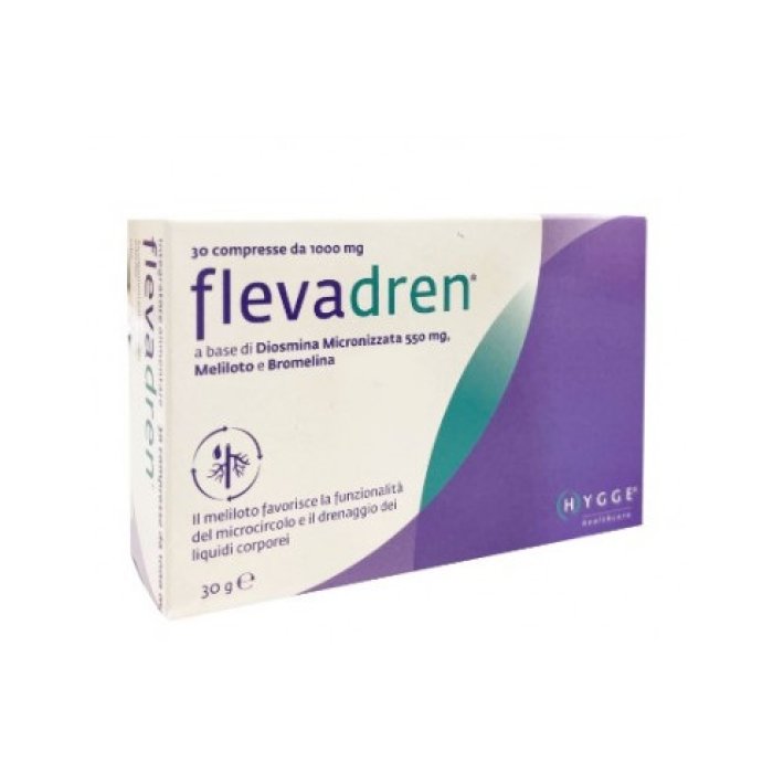 Flevadren - Integratore per la Funzionalità del Microcircolo e Circolazione Venosa 30 compresse