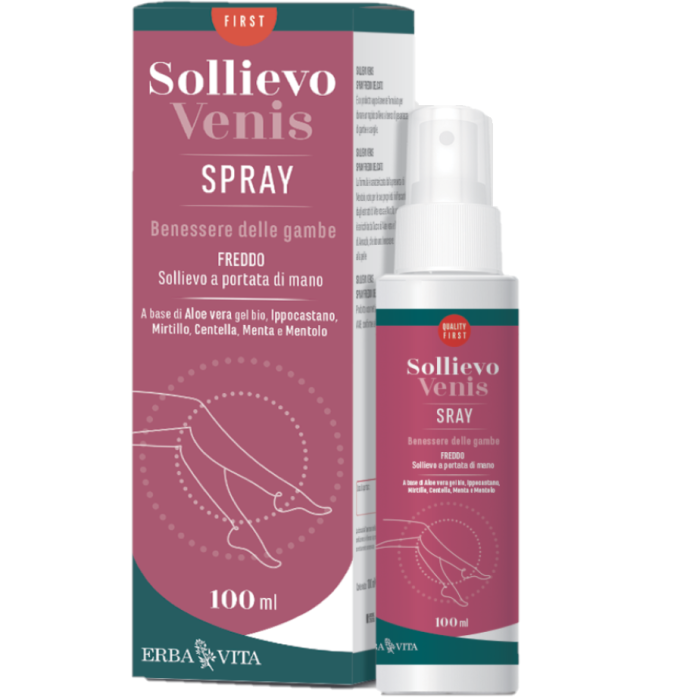 Erba Vita Sollievo Venis  Spray Benessere Delle Gambe 100ml