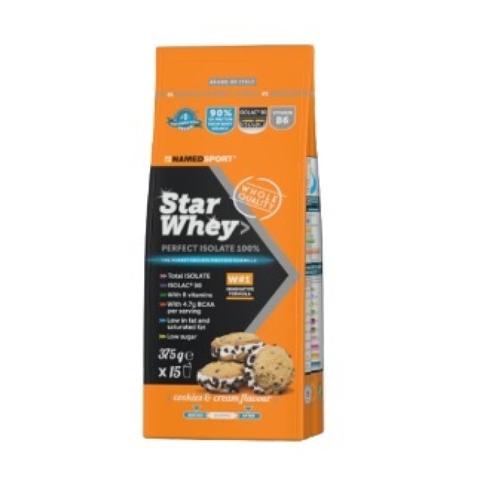 Named Sport Star Whey Isolate Integratore Gusto Sublime Cookies 375g