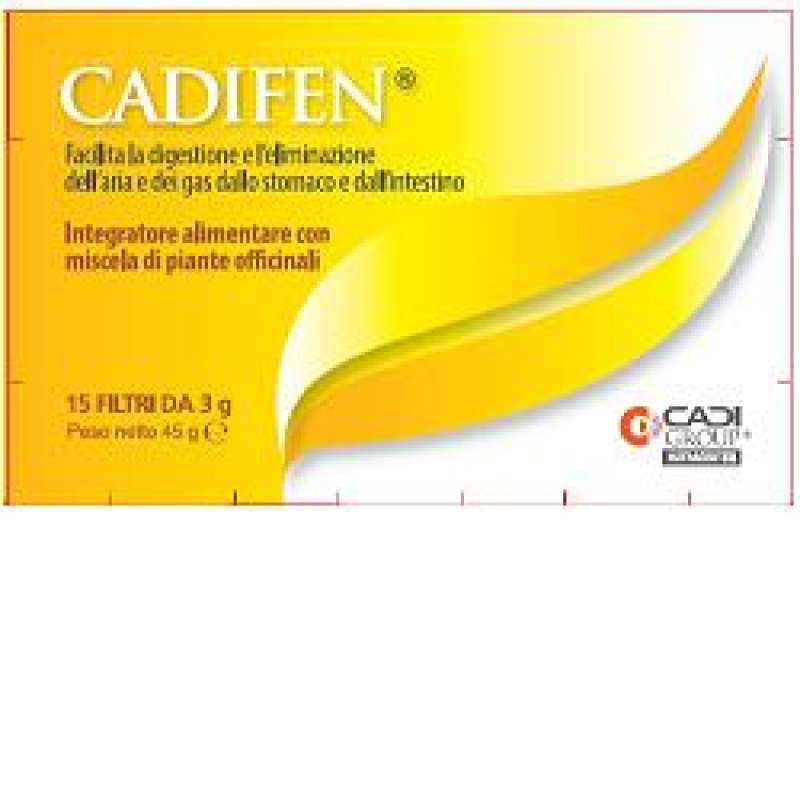 Ca.Di. Group Cadifen Integratore Alimentare 15 Filtri da 3g